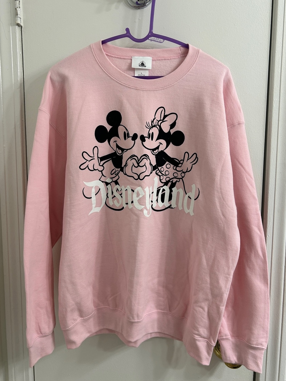 Pink Disney Mickey & Minnie Sweatshirt